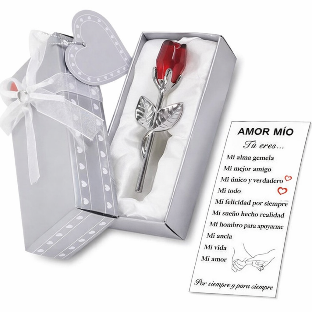 Regalo para ella y el día de la Madre: Rosa eterna del amor