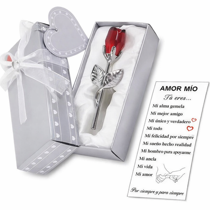 Regalo para ella y el día de la Madre: Rosa eterna del amor