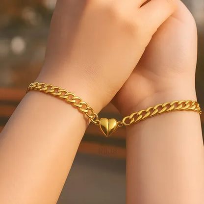 Pulsera Magnética de Parejas corazón
