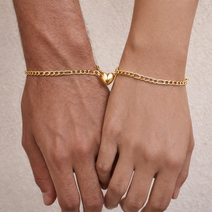 Pulsera Magnética de Parejas corazón