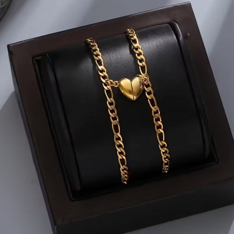 Pulsera Magnética de Parejas corazón