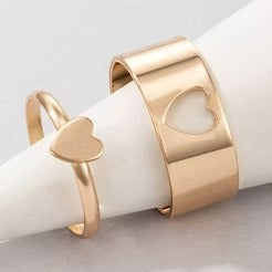 ANILLO PROMESA PUZZLE HEART